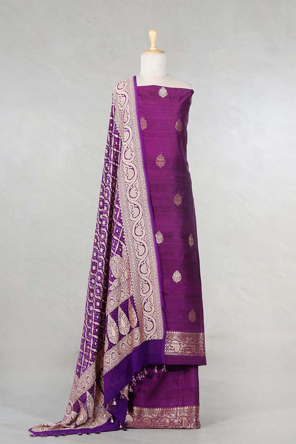 purple suit set, suit set, salwar suits for wedding​, dress material, wedding suit, women suit set, women suit piece