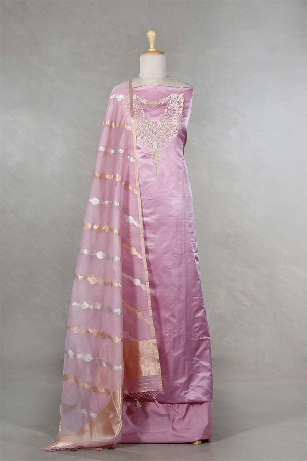 Pink suit set, Baby suit set, salwar suits for wedding​, dress material, wedding suit, women suit set, women suit piece