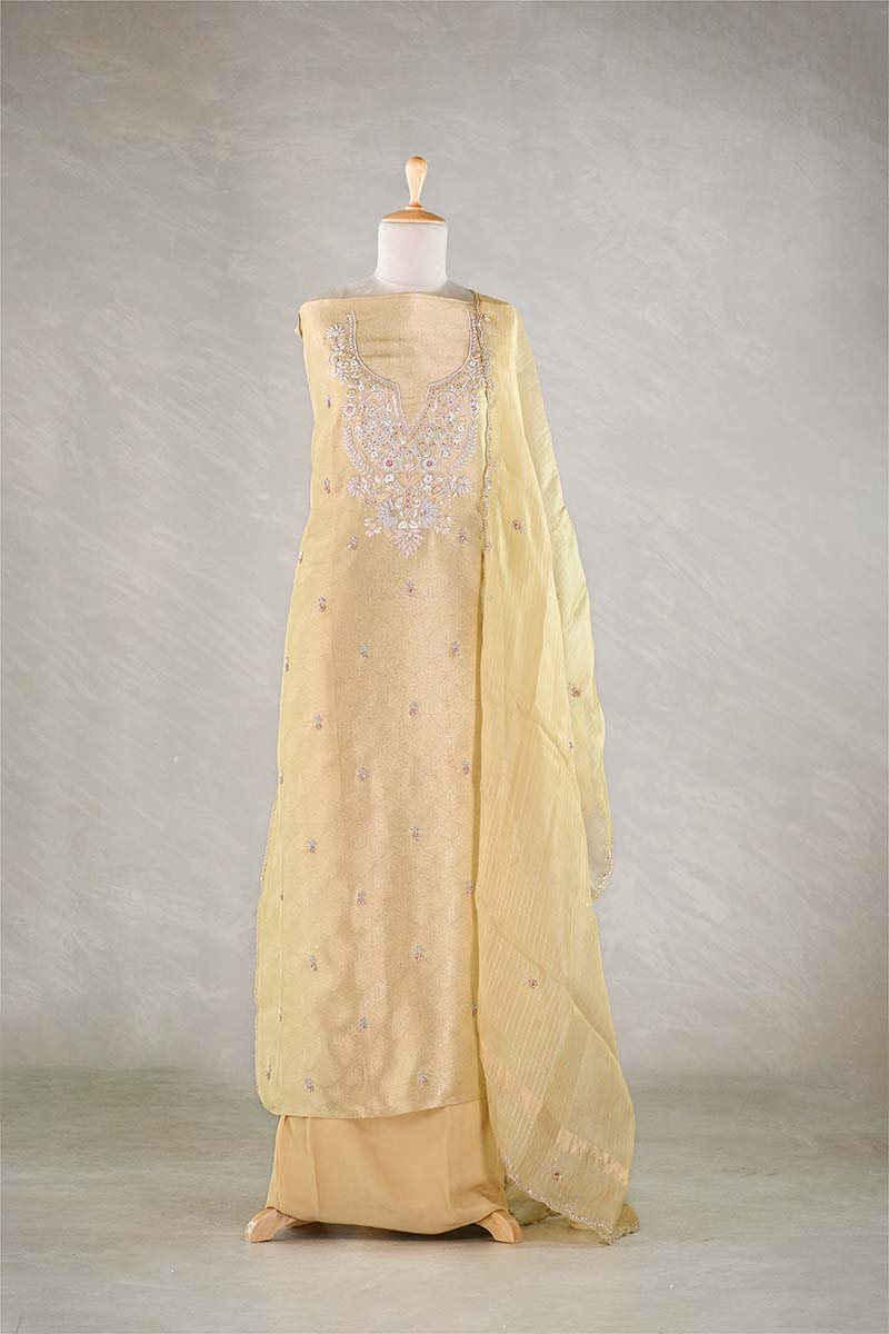 Yellow suit set, Butter Yellow suit set, salwar suits for wedding​, dress material, wedding suit, women suit set, women suit piece
