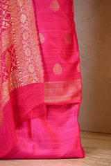 Pink Salwar Suit with Bandhani Banarasi Dupatta