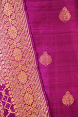 Purple Salwar Suit with Bandhani Banarasi Dupatta