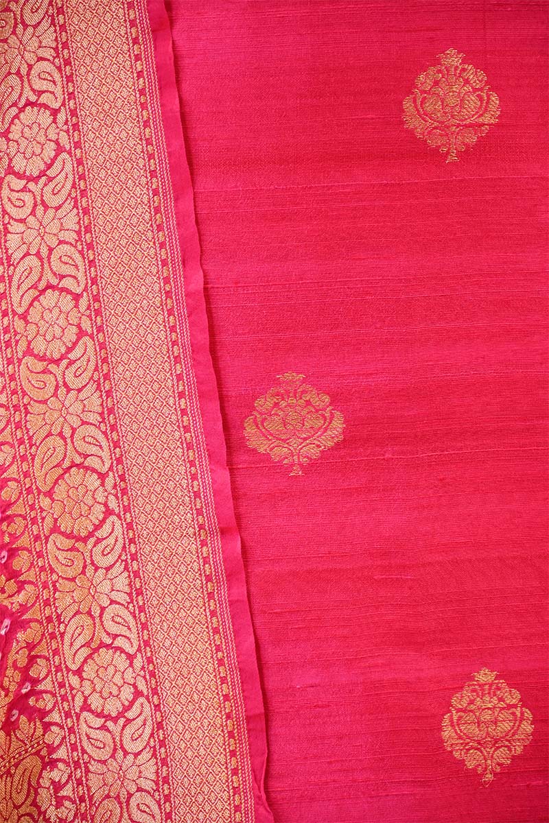 Pink Salwar Suit with Bandhani Banarasi Dupatta