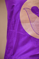 Purple Katan Silk Two Piece Salwar Suit Set