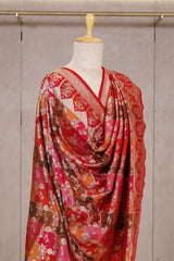 Red Banarasi Dupatta with Rangkat Traditional Work