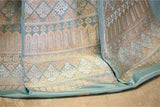Powder Blue Bridal Lehenga With Intricate Floral Work