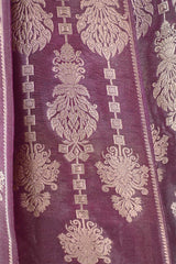 Mauve Tissue Silk Wedding Lehenga In Rajwada Style Design