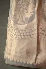 Gold Bridal Lehenga with Intricate Floral Brocade Work