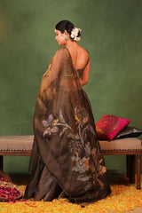 Metallic Tissue Silk Kalidar Lehenga for Bridesmaid