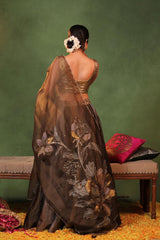 Metallic Tissue Silk Kalidar Lehenga for Bridesmaid