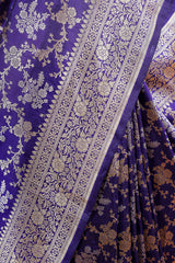 Sonarupa Floral Jaal Handloom Katan Silk Banarasi Saree