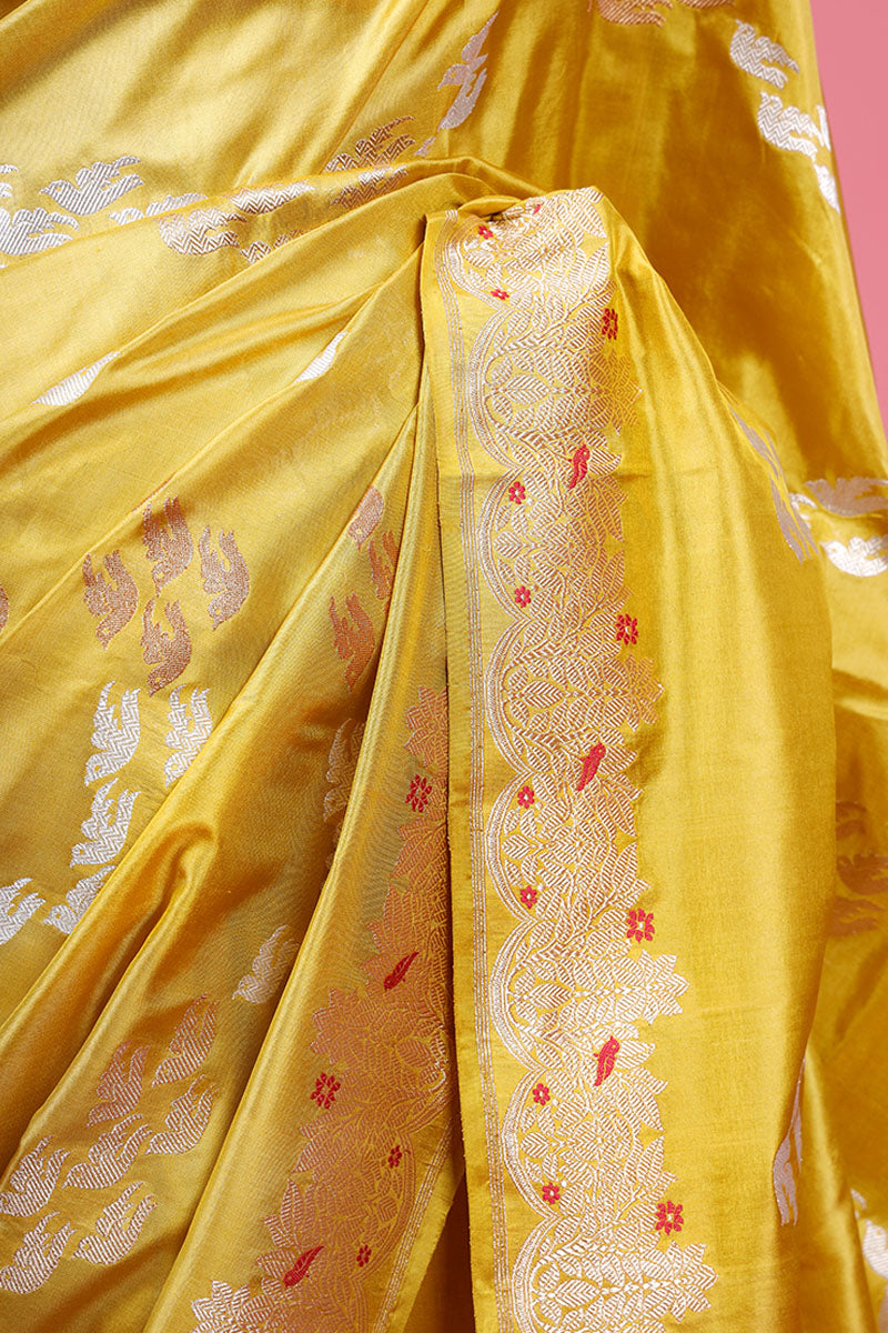 Kadhwa Woven Banarasi Katan Silk Saree