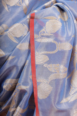 Ethnic Kadhwa Woven Tissue Silk Saree