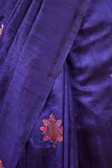 Ethnic Handwoven Raw Silk Saree - Chinaya Banaras