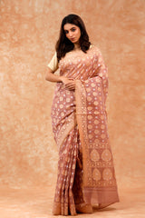 Resham Ethnic Cotton Banarasi Saree