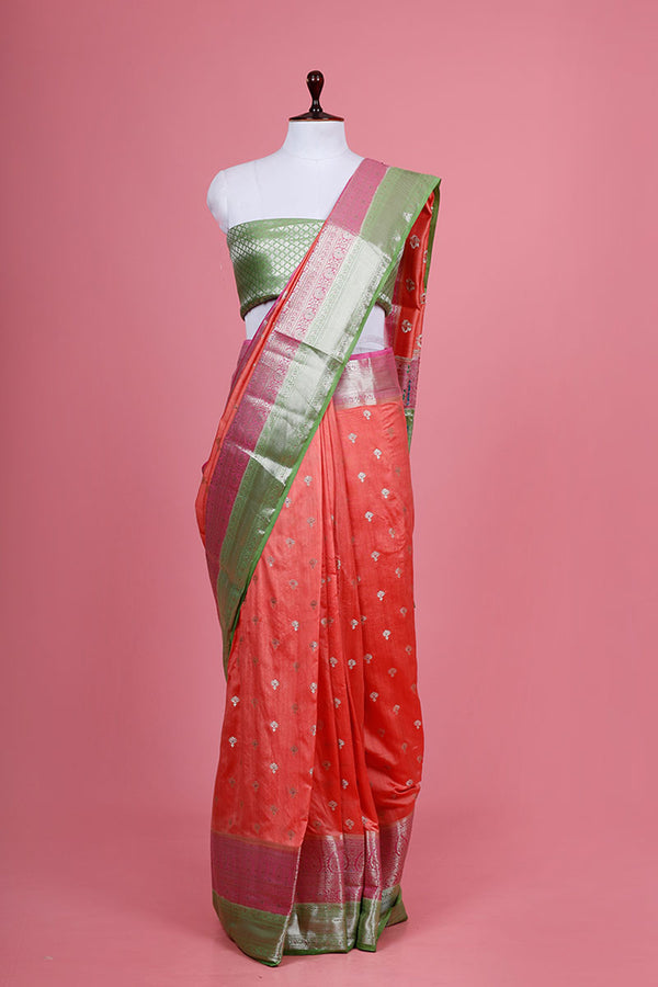 Woven Chiniya Silk Saree By Chinaya Banaras