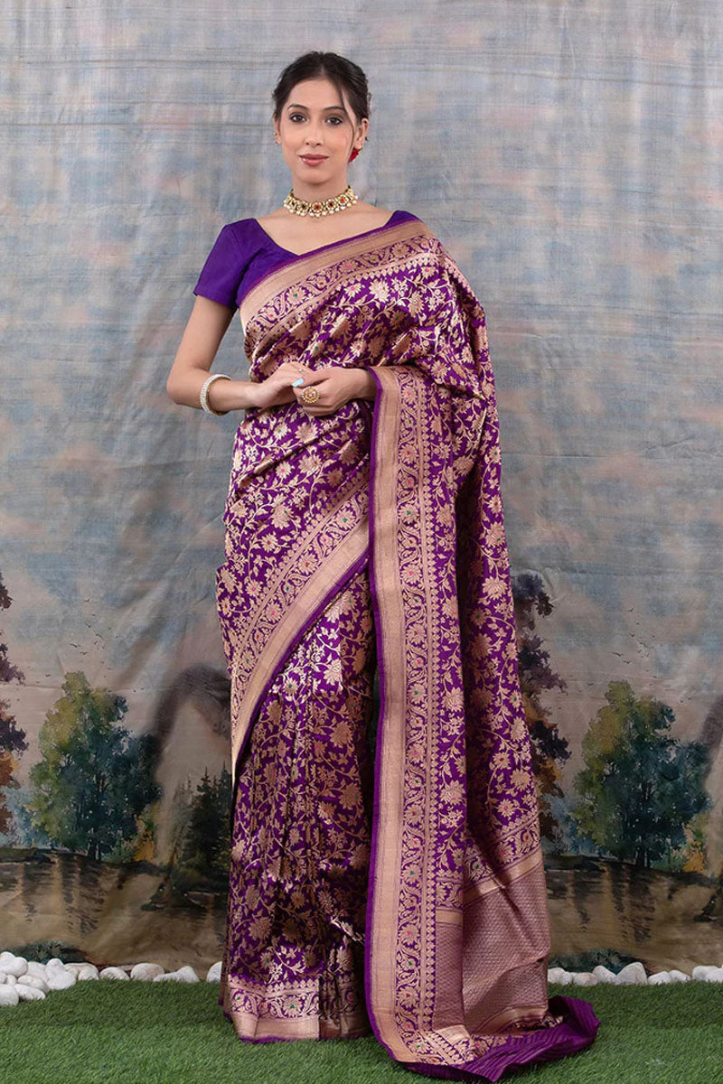 Women In Banarasi Silk Saree at Chinaya Banaras