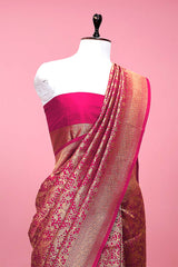 Jaal Woven Casual Silk Saree - Chinaya Banaras