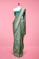 Jaal Woven Casual Silk Saree - Chinaya Banaras