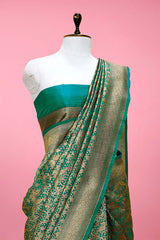 Jaal Woven Casual Silk Saree - Chinaya Banaras