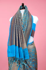 Jaal Woven Casual Silk Saree - Chinaya Banaras