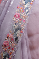 Alkananda Bodapaty In Embellished Organza Silk Saree
