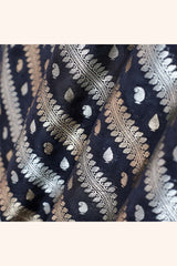 Fabric, Ink Black fabric,  banarasi fabric, silk fabric, brocade fabric, handloom fabric, indian fabric
