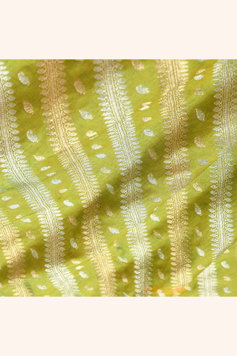 Fabric, Green fabric, banarasi fabric, silk fabric, brocade fabric, handloom fabric, indian fabric