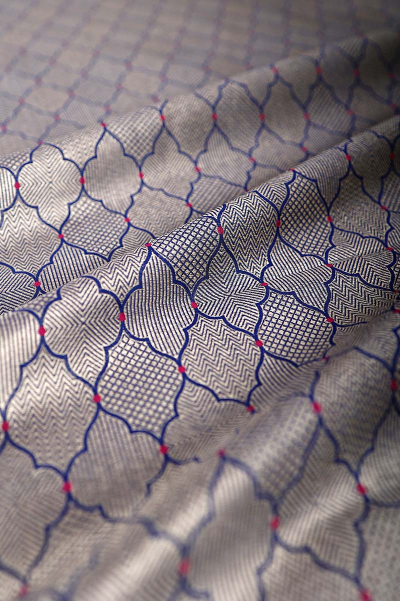 navy blue fabric, banarasi fabric​, banarasi brocade fabric​, banarasi silk fabric​, banarasi fabric online​