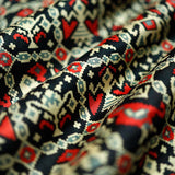 Black Patola Printed Chanderi Silk Fabric At Chinaya Banaras