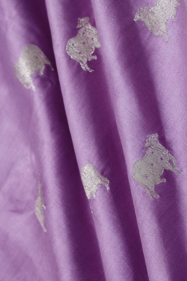 lilac fabric, banarasi fabric​, banarasi brocade fabric​, banarasi silk fabric​, banarasi fabric online​