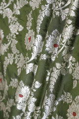 heena green fabric, banarasi fabric​, banarasi brocade fabric​, banarasi silk fabric​, banarasi fabric online​