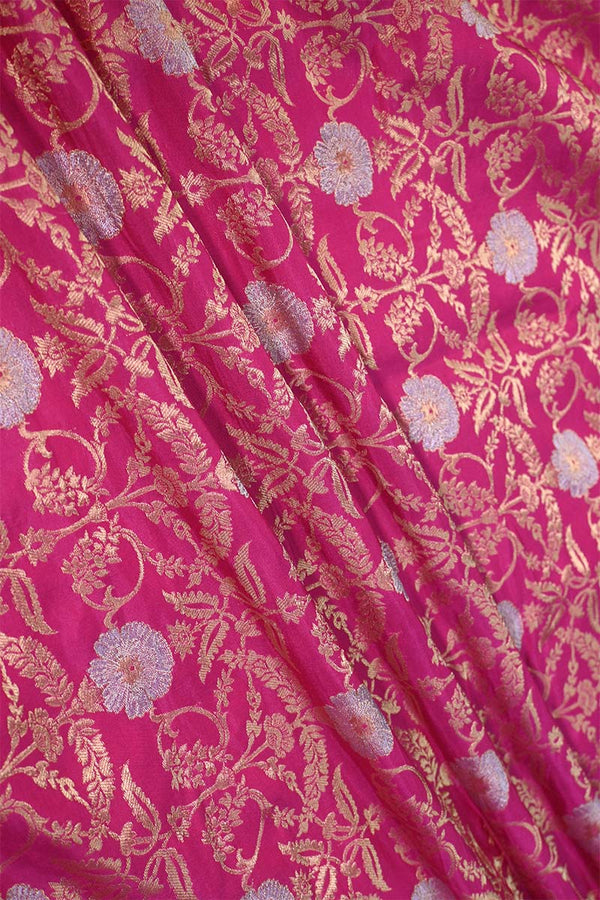 pink  fabric, banarasi fabric​, banarasi brocade fabric​, banarasi silk fabric​, banarasi fabric online​