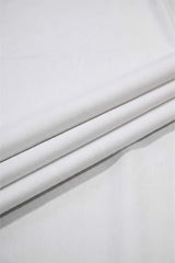 White Plain Cotton Lycra Fabric For Bottom