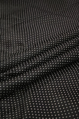 Black Pure Katan Silk Fabric with Tanchui Weaving