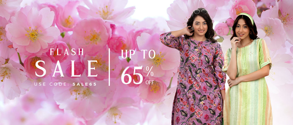 Holi Flash Sale up to 65% discount on summer wear outfits