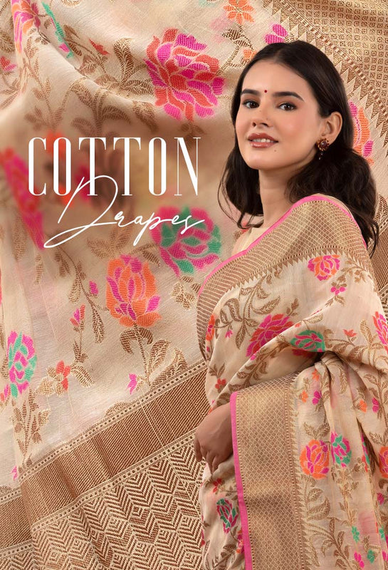 Buy Bansari Textiles Woven Bollywood Jacquard, Cotton Silk Yellow Sarees  Online @ Best Price In India | Flipkart.com