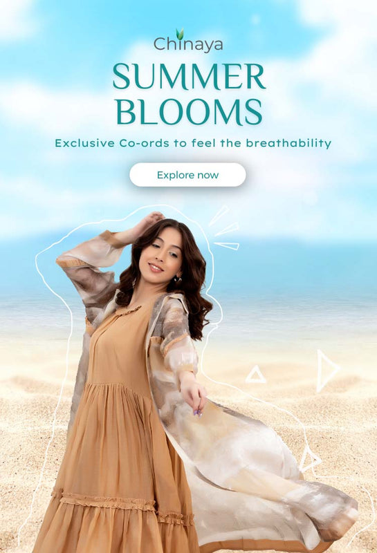 Buy Summer Bloom Dresses Online | Chinaya Banaras