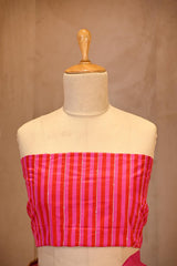 Pink Organza Silk Saree with Gota Patti Floral Work