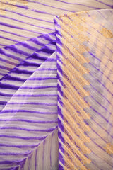 Dark Purple Half and Half Organza Silk Saree with Crushed Shibori Pallu