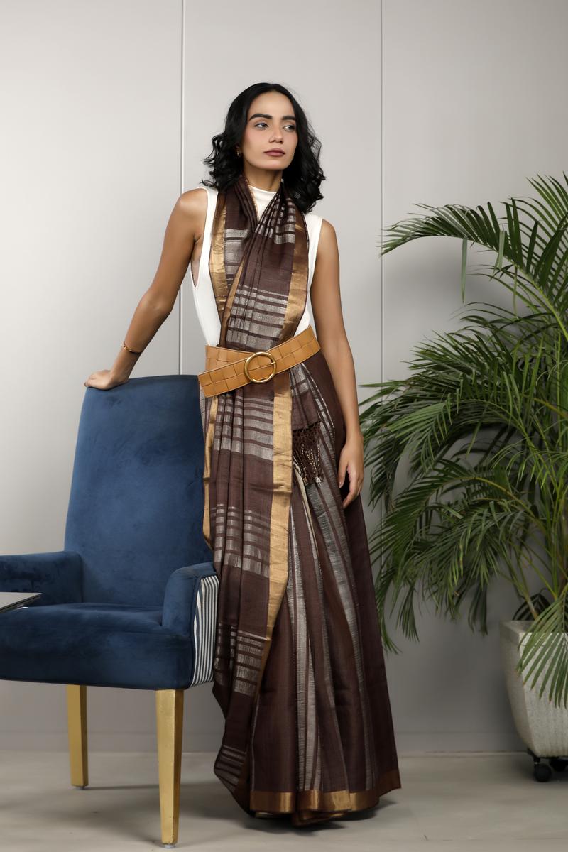 Women's Formal Sarees Office, Teachers, Pros & Interview Wear Chinaya Banaras Women's Formal Sarees Office, Teachers, Pros & Interview Wear Chinaya Banaras