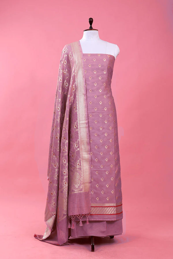 Woven Silk Suit Piece By Chinaya Banaras