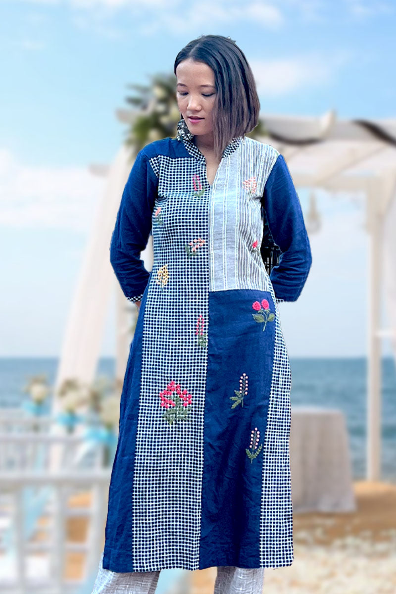 Cotton Kurta Set by Chinaya Banaras