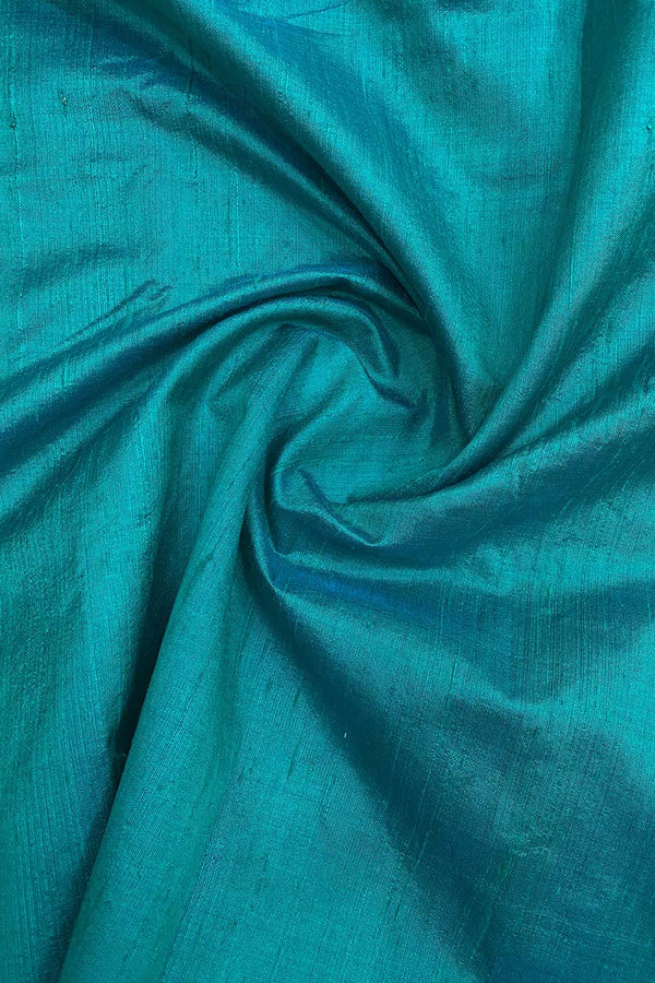 Tale Blue Woven Raw Silk Kurta Pant Set For Women - Chinaya Banaras