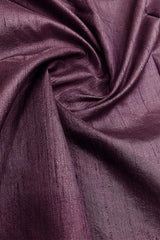 Metallic Purple Woven Raw Silk Kurta Pant Set For Women - Chinaya Banaras