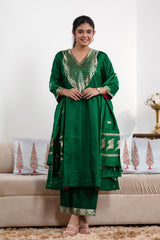 Salwar Suit, suit set, green suit set, wedding shalwar suit, party wear suit, salwar suits for wedding​, festive suit set