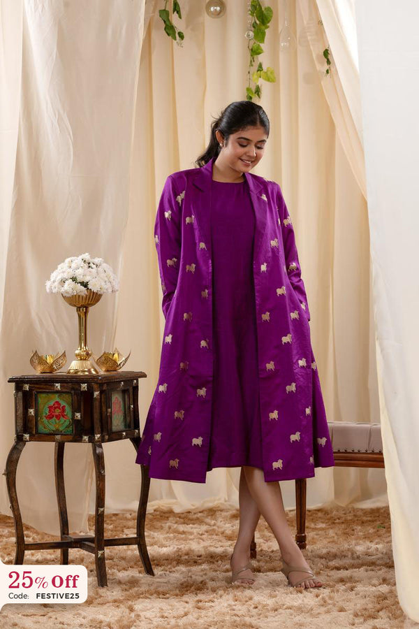Purple Dress, party wear dresses for womens​, party wear dresses for girl​, wedding dresses for girls​, wedding dresses for women​, dresses for weddings​, indo western wedding dress​