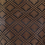 Golden Tissue Silk Saree with Cutdana and Sequin Hand Embroidery