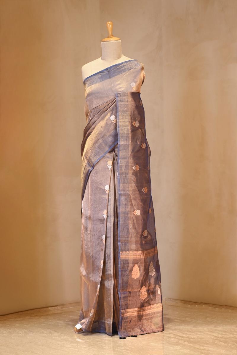 Banarasi Tissue Silk Saree, Bollywood Saree, Celebrity Saree, Tissue Saree, Metallic saree, party wear saree​, designer saree, banarasi saree