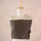 Golden Tissue Silk Saree with Cutdana and Sequin Hand Embroidery