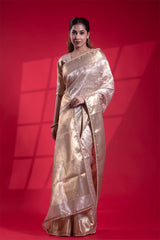 Aditi Rao, White Saree, Tissue silk saree, Bollywood saree, wedding saree, Celebrity Saree, Aditi Rao Hydari
